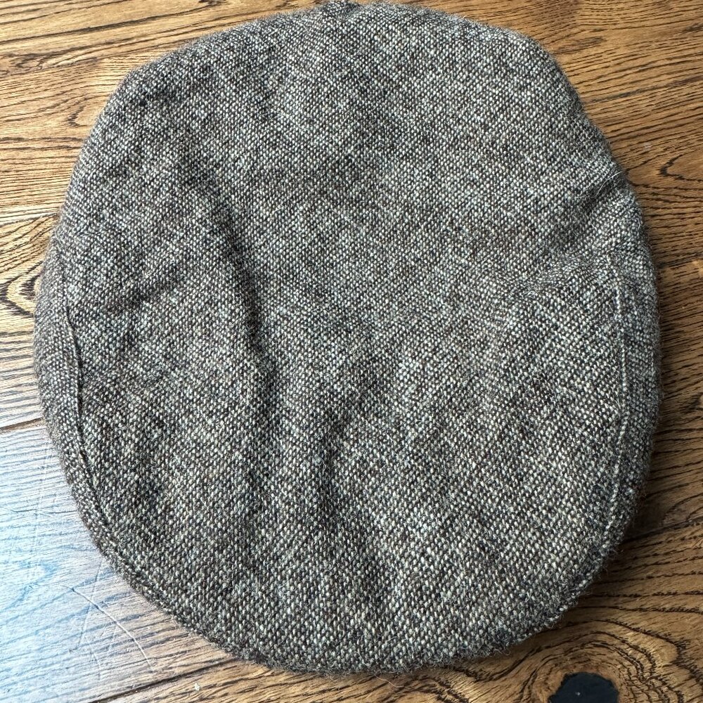 Carl Gross Flat Cap 100% Virgin Wool Made in Germany Newsboy Tweed Golf Preppy